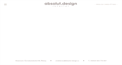 Desktop Screenshot of absolut-design.cz